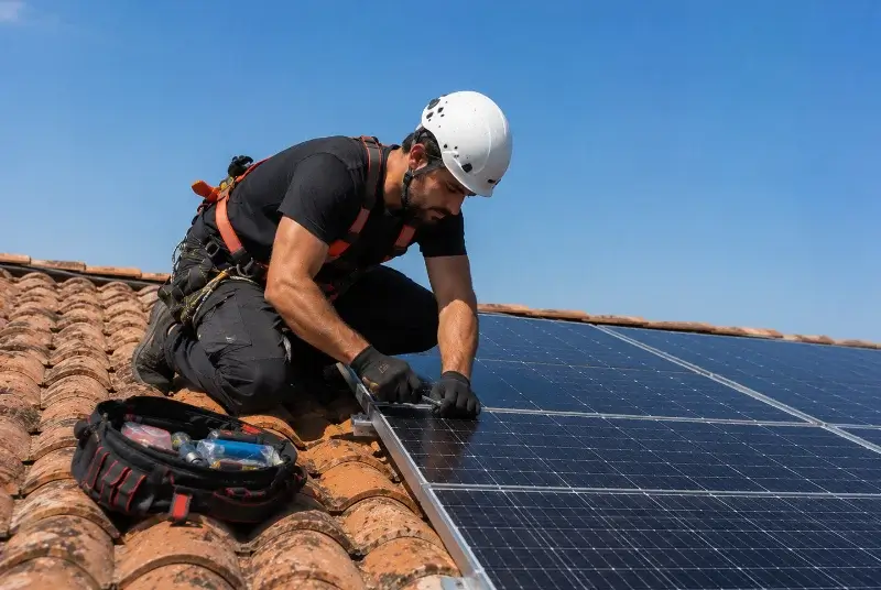 Maintenance et monitoring de panneaux solaires à Loubers